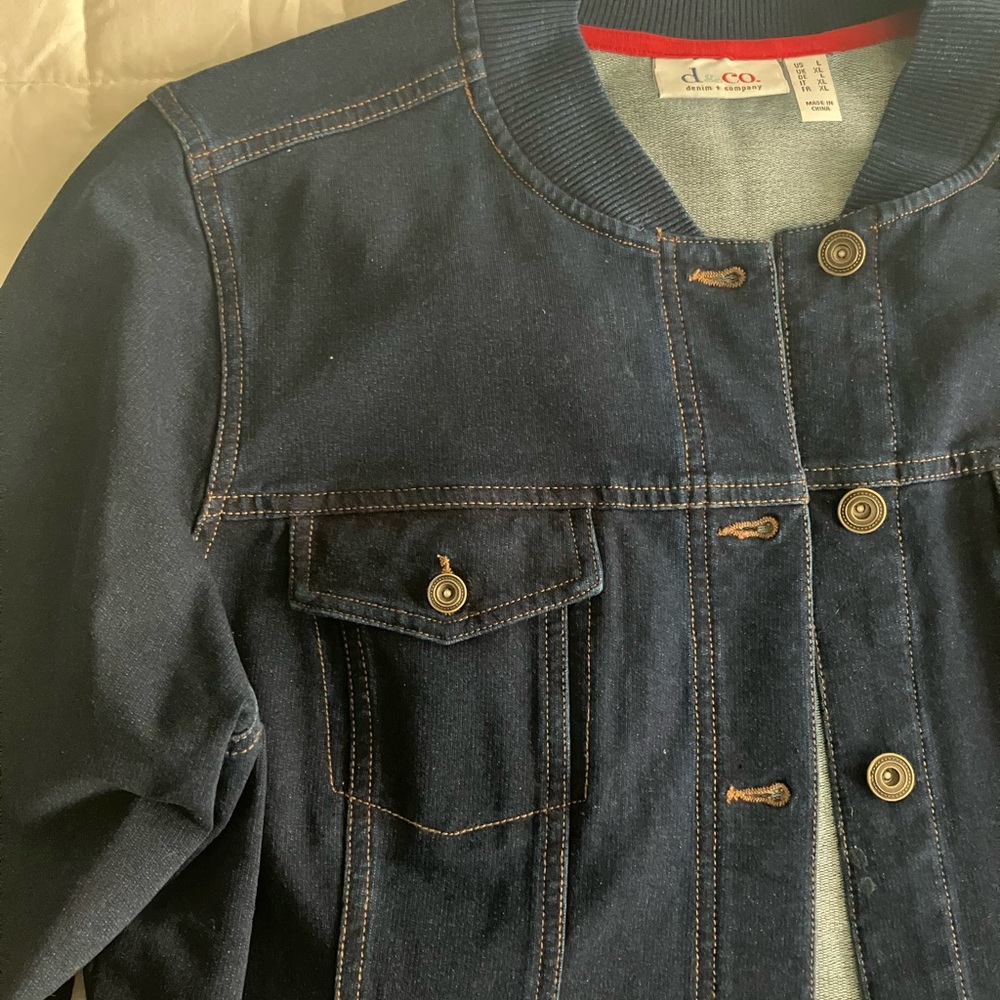 Denim & Company Jean Jacket - Picture 12 of 13